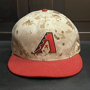 Vintage Arizona Diamondbacks Hat Cap Fitted 59Fifty Digi Camo - Men's Size 8